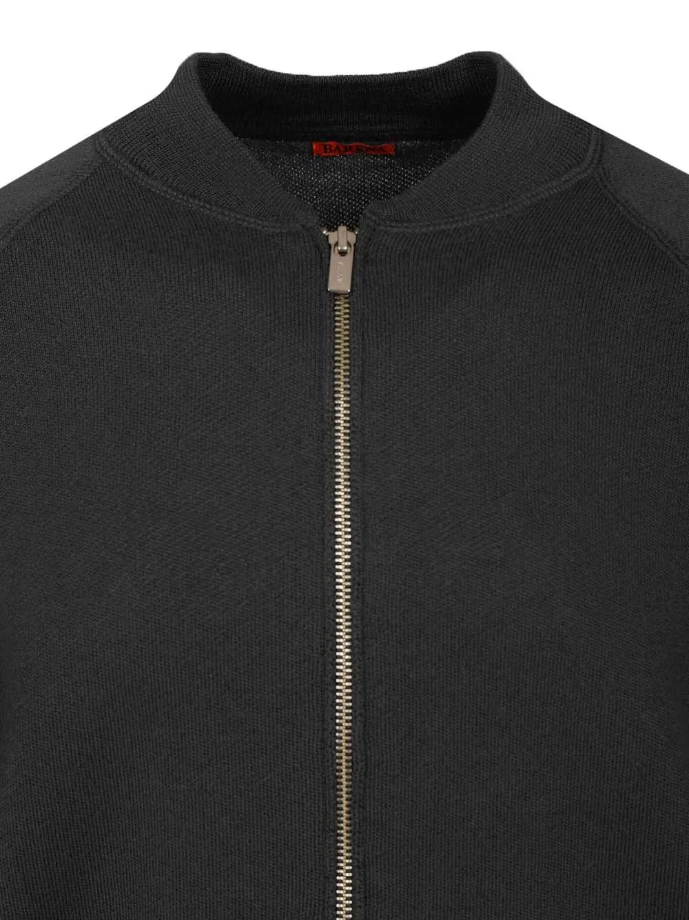 Zip-Front Raglan-Sleeve Cardigan