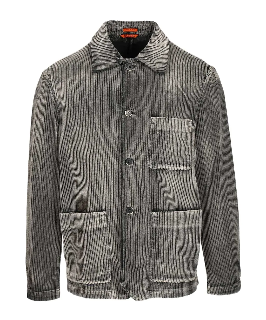 Visal Osal Corduroy Pocket Overshirt