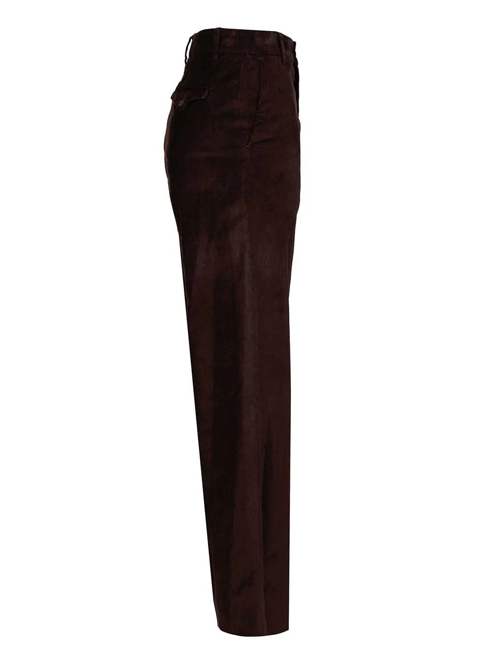 Welt-Pockets Wide-Leg Trousers