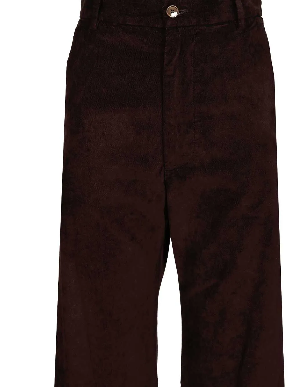 Welt-Pockets Wide-Leg Trousers