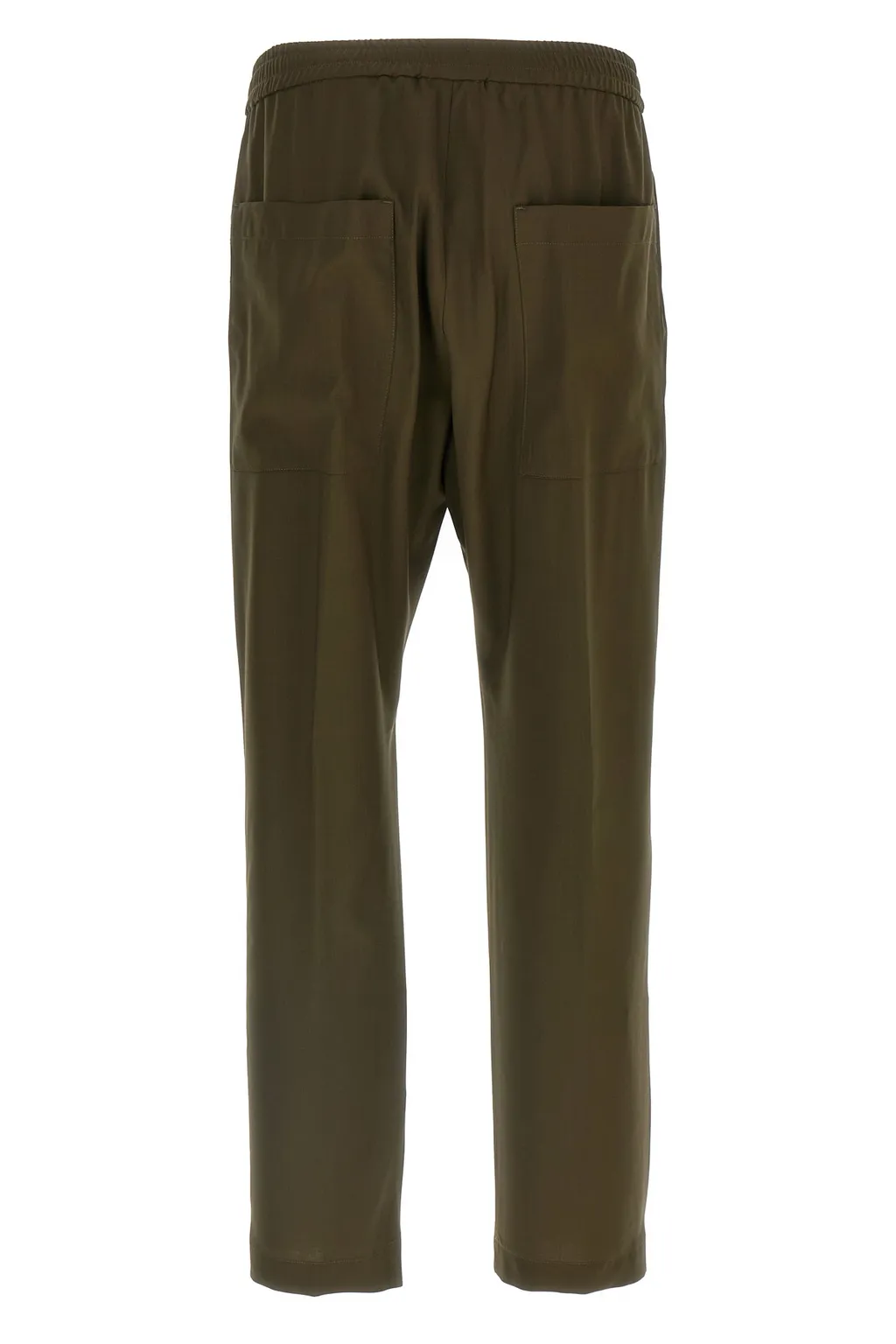 Straight-Leg Casual Pants
