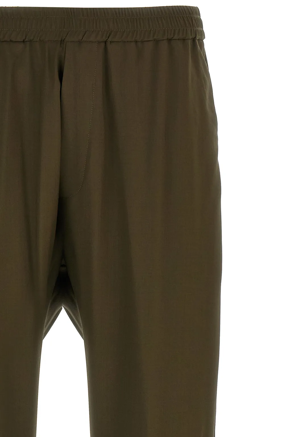 Straight-Leg Casual Pants
