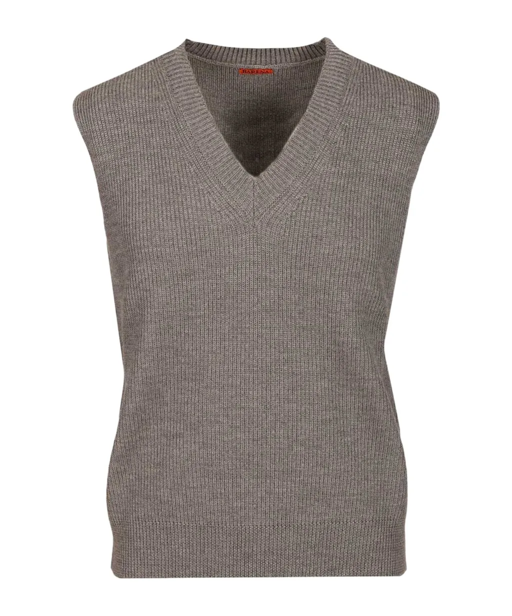 V-Neck Wool Sweater Vest
