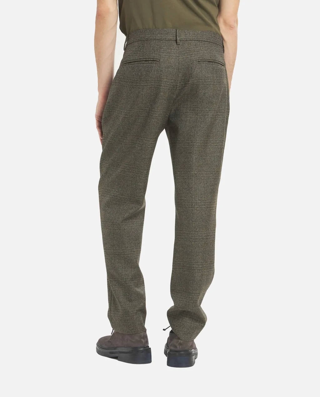 Pleated Zip-Up Track Pants