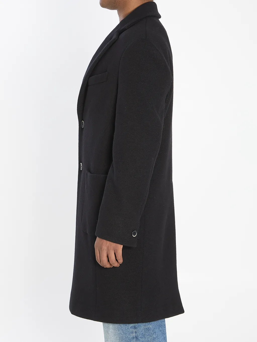 Single Breasted Long Sleeve Coat