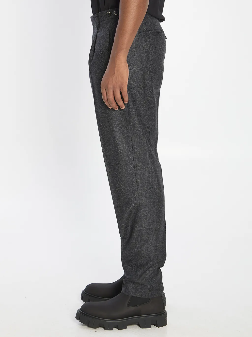 Masco Bita Pleated Wool Trousers