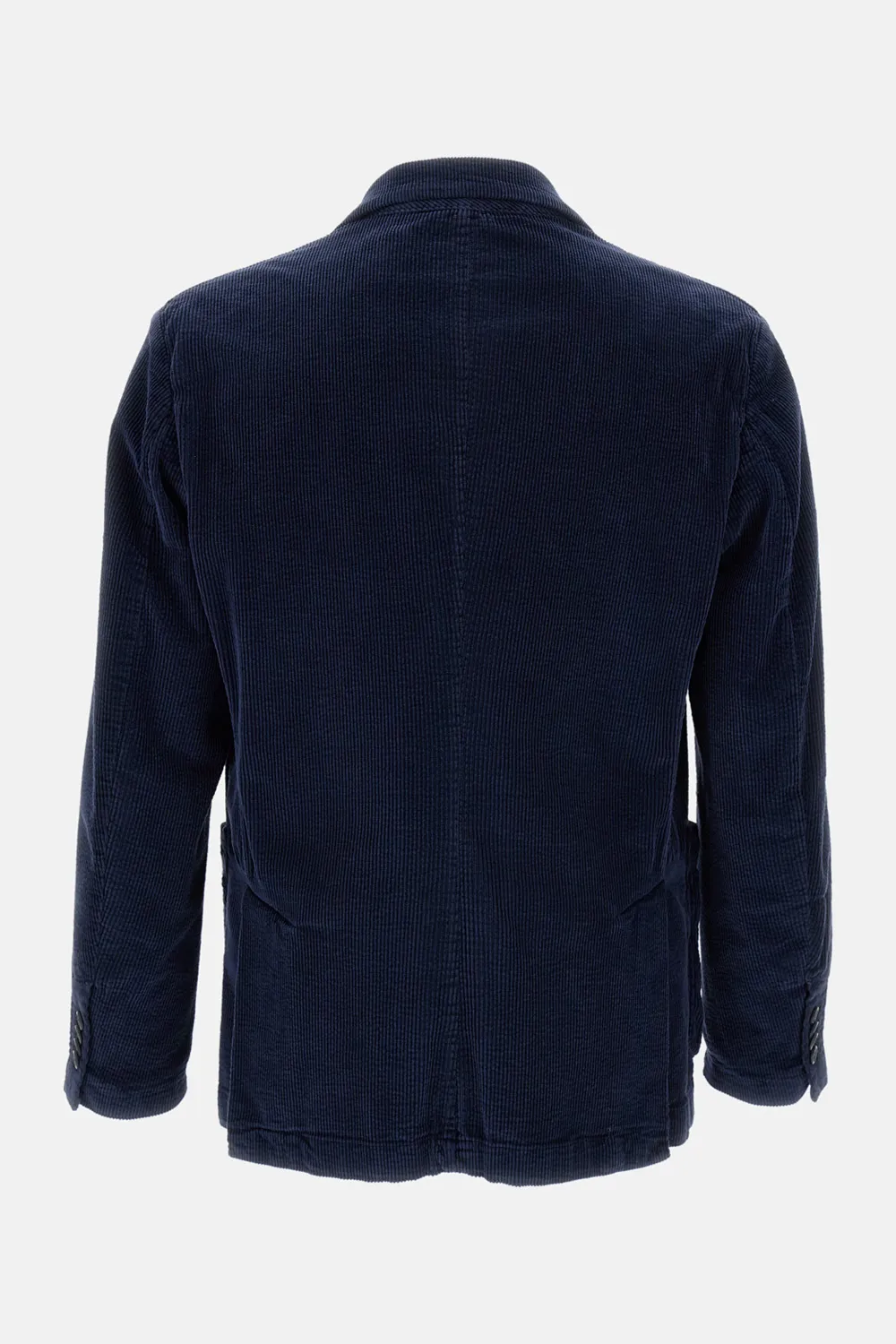 Velvet Ribbed Double-Breasted Jacket