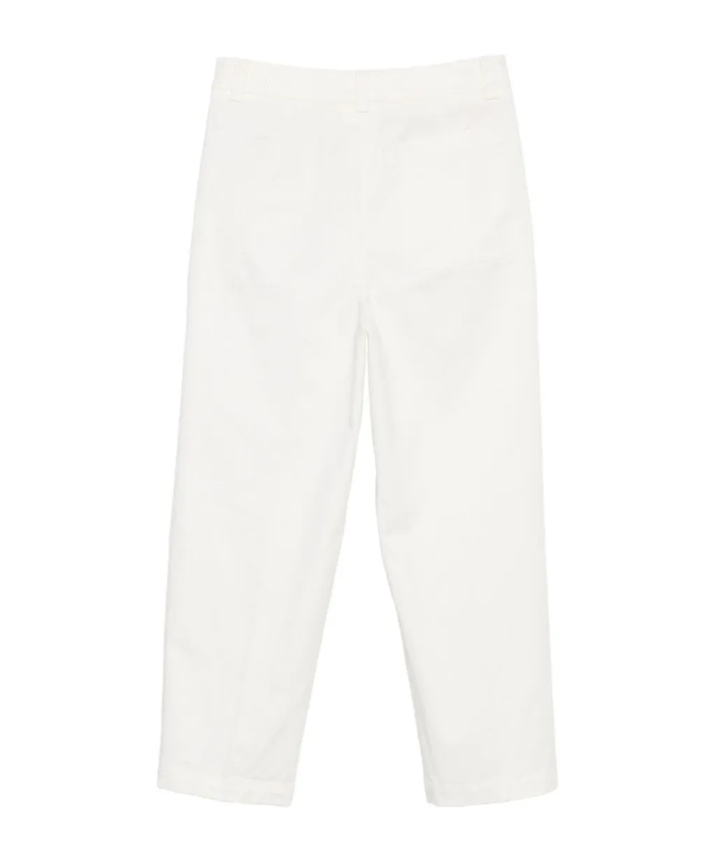 Pleated Zipper Casual Pants