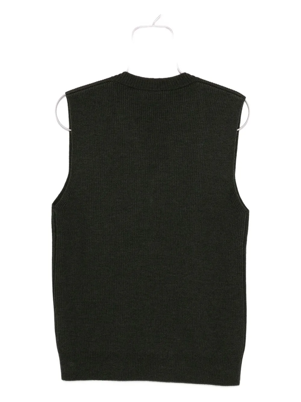 V-Neck Sleeveless Knitted Sweater