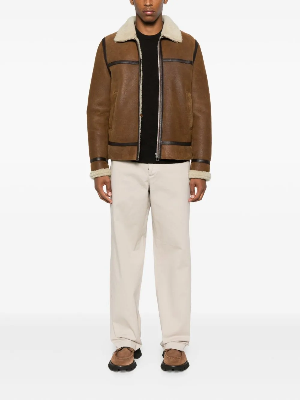 Button And Zipper Casual Pants