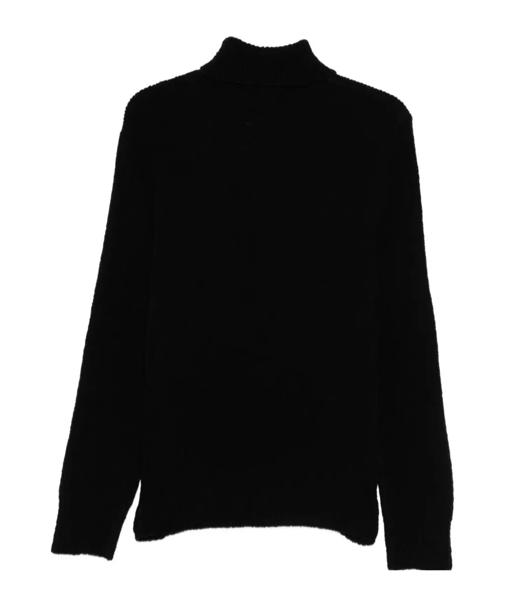 High-Necked Long-Sleeve Sweater