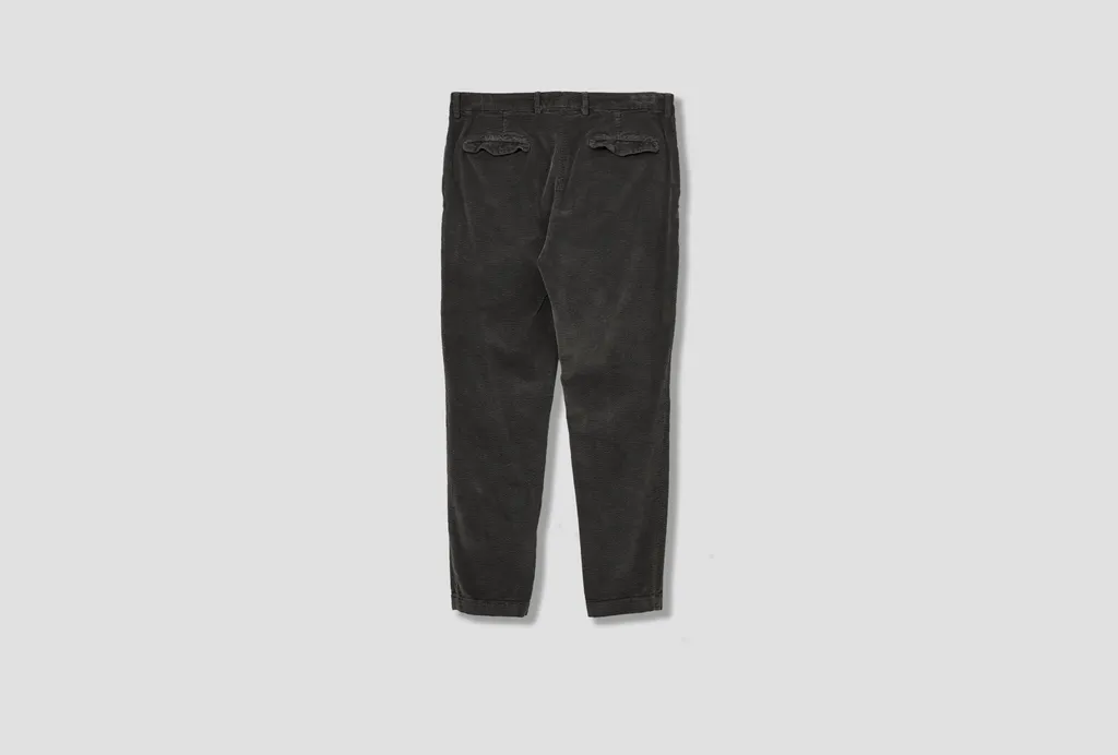 Leather Belt Loop Casual Pants