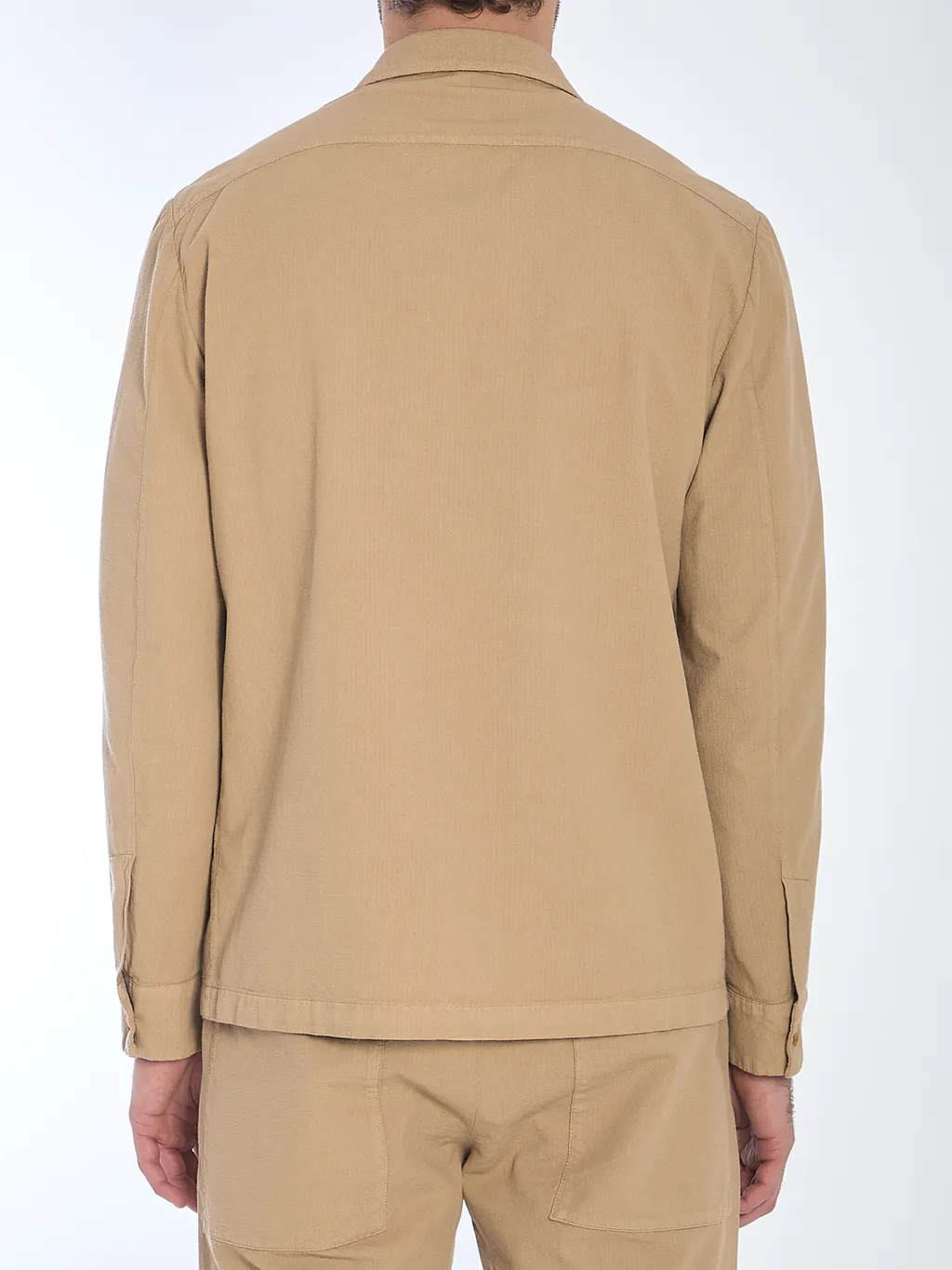 Long Sleeved Buttoned Overshirt