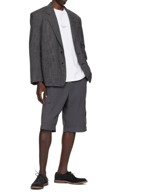 Jacquard Patterned Suit Jacket
