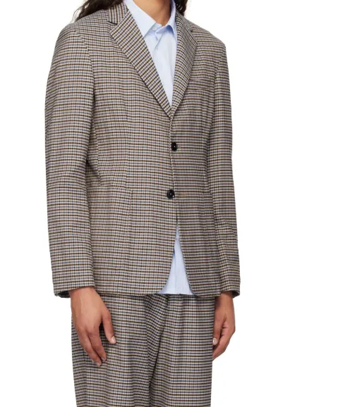 Checkered Suit Jacket