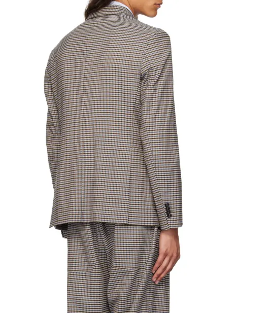 Checkered Suit Jacket