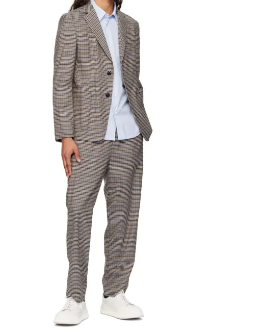 Checkered Suit Jacket