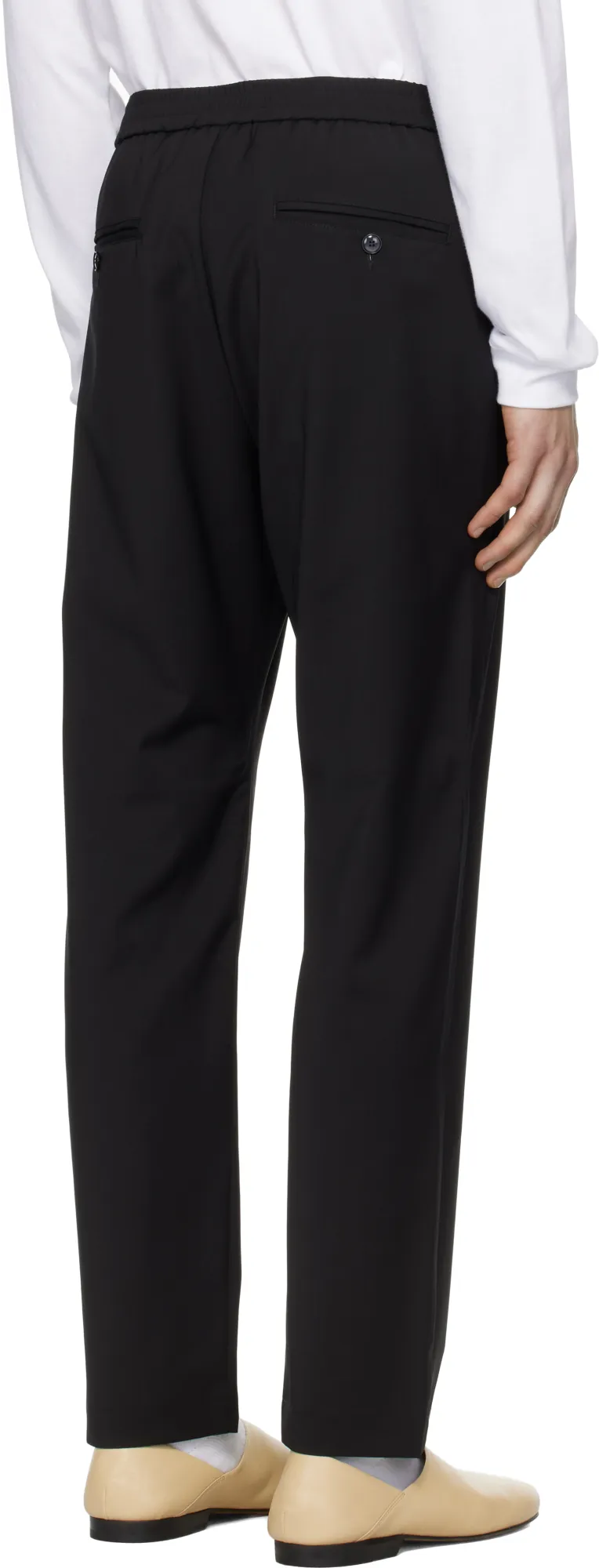 Straight-Leg Casual Pants