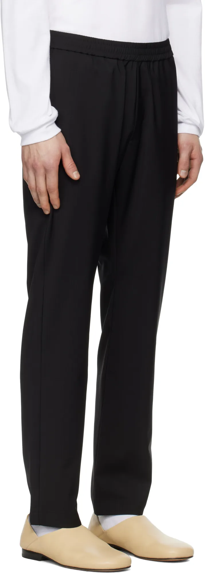 Straight-Leg Casual Pants