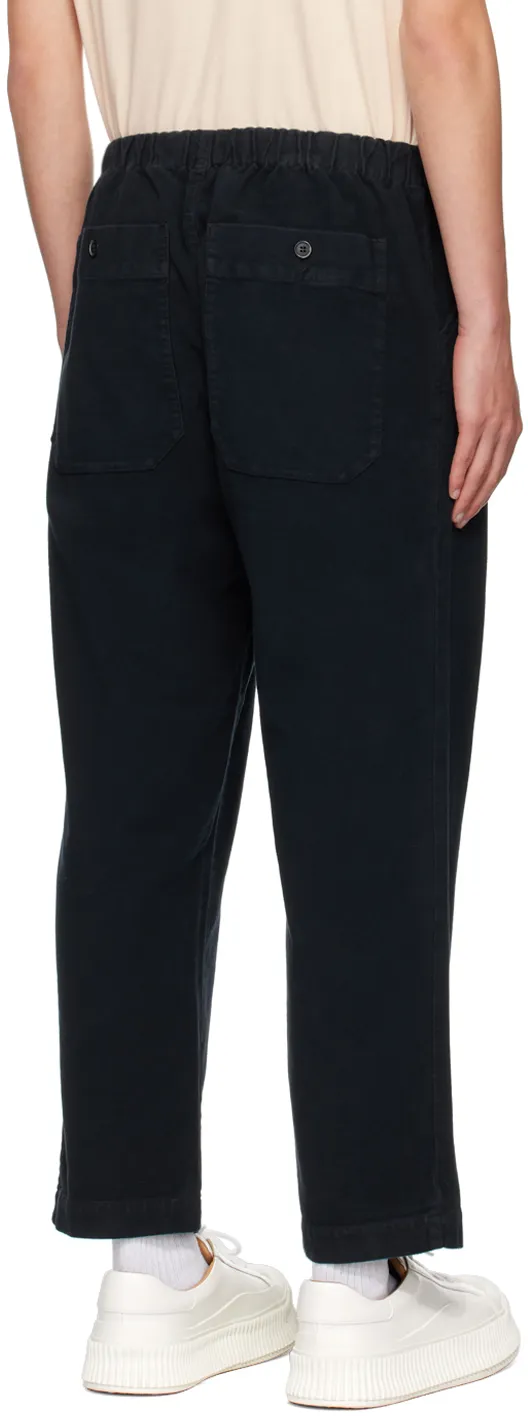 Straight-Leg Stretch Casual Pants