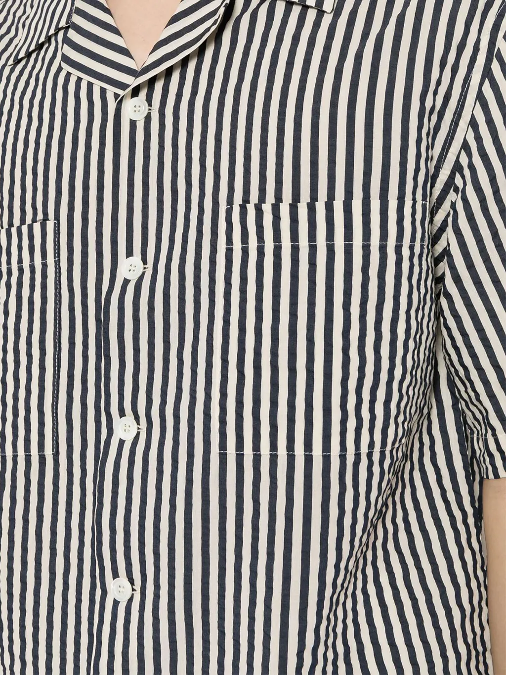 Striped Seersucker Shirt