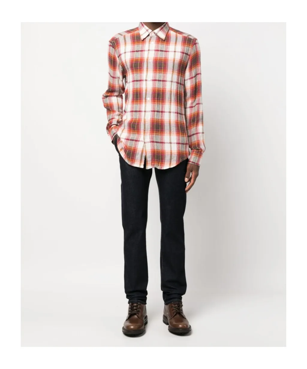 Plaid-Check Pattern Shirt