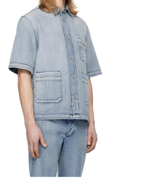 Non-Stretch Denim Shirt