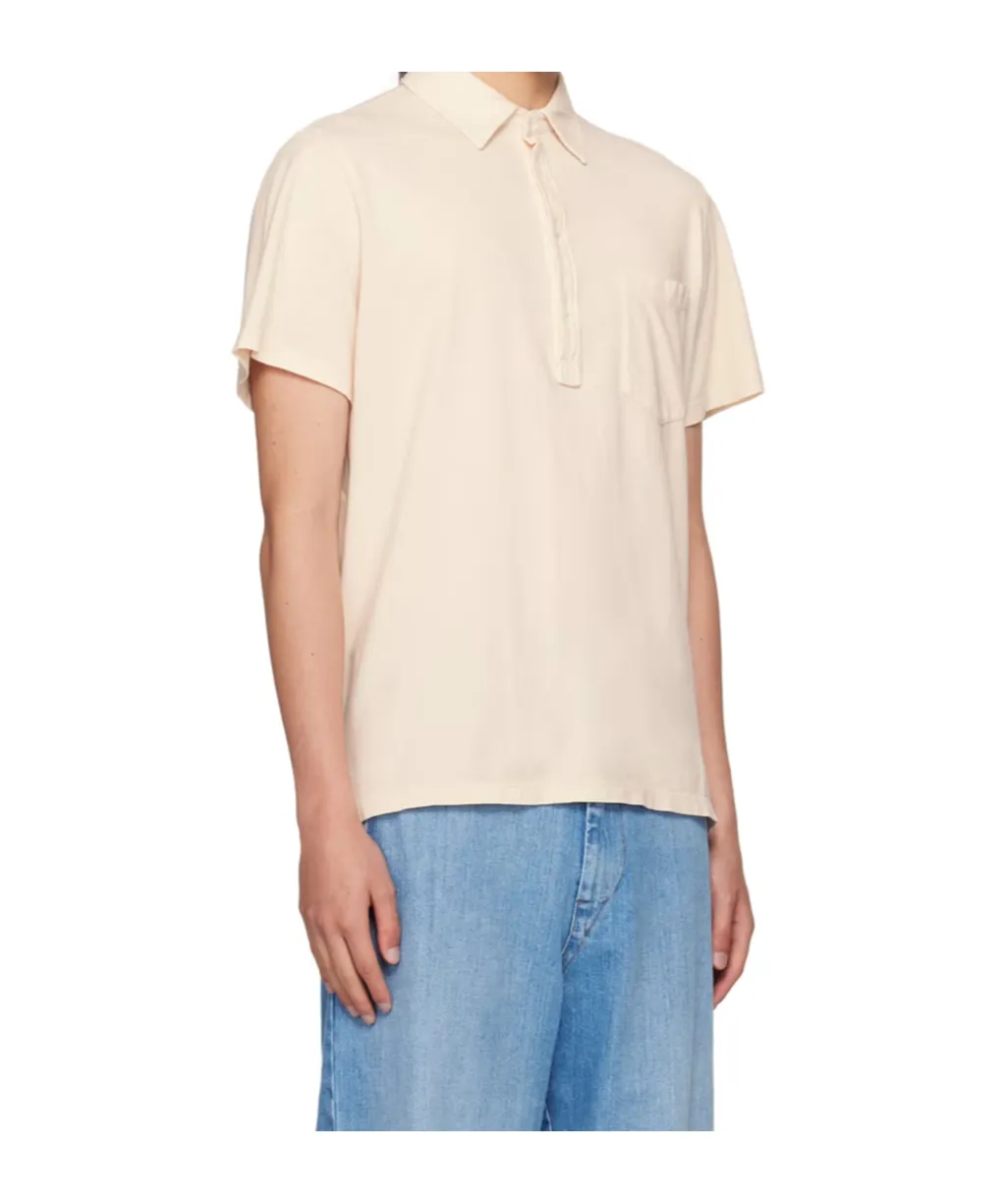 Short Sleeve Patch Pocket Polo Shirt