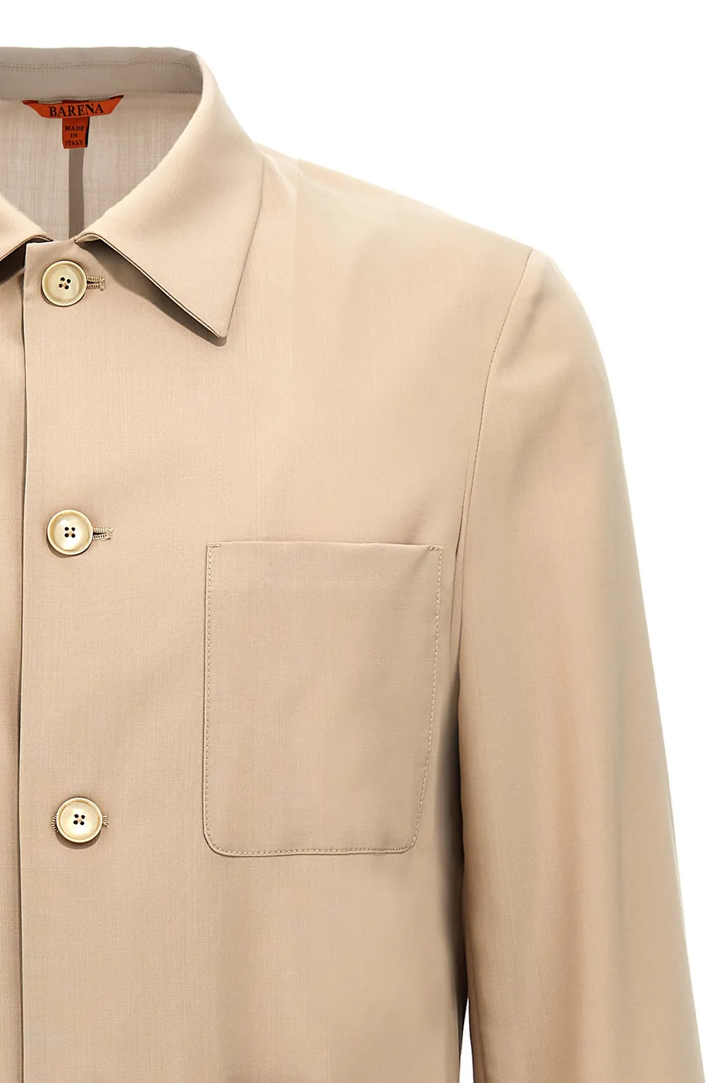 Visal Curved Hem Overshirt