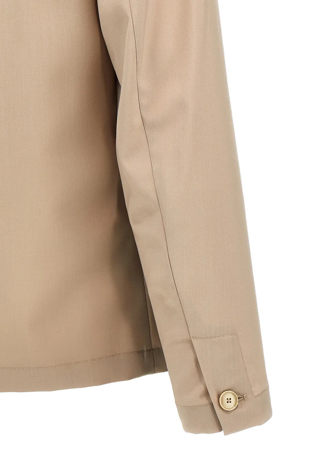Visal Curved Hem Overshirt