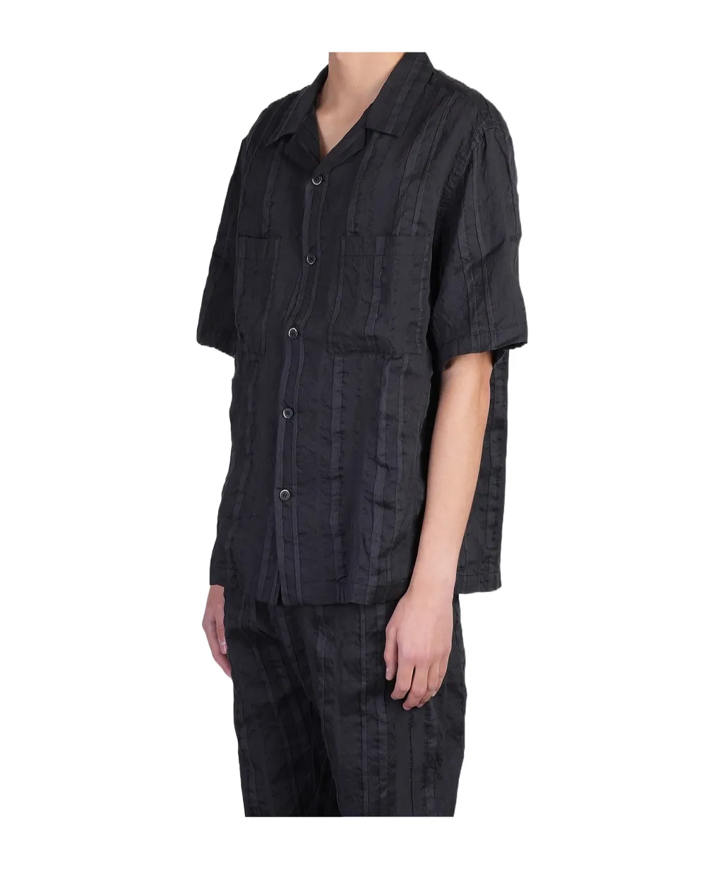 Short-Sleeved Striped Shirt