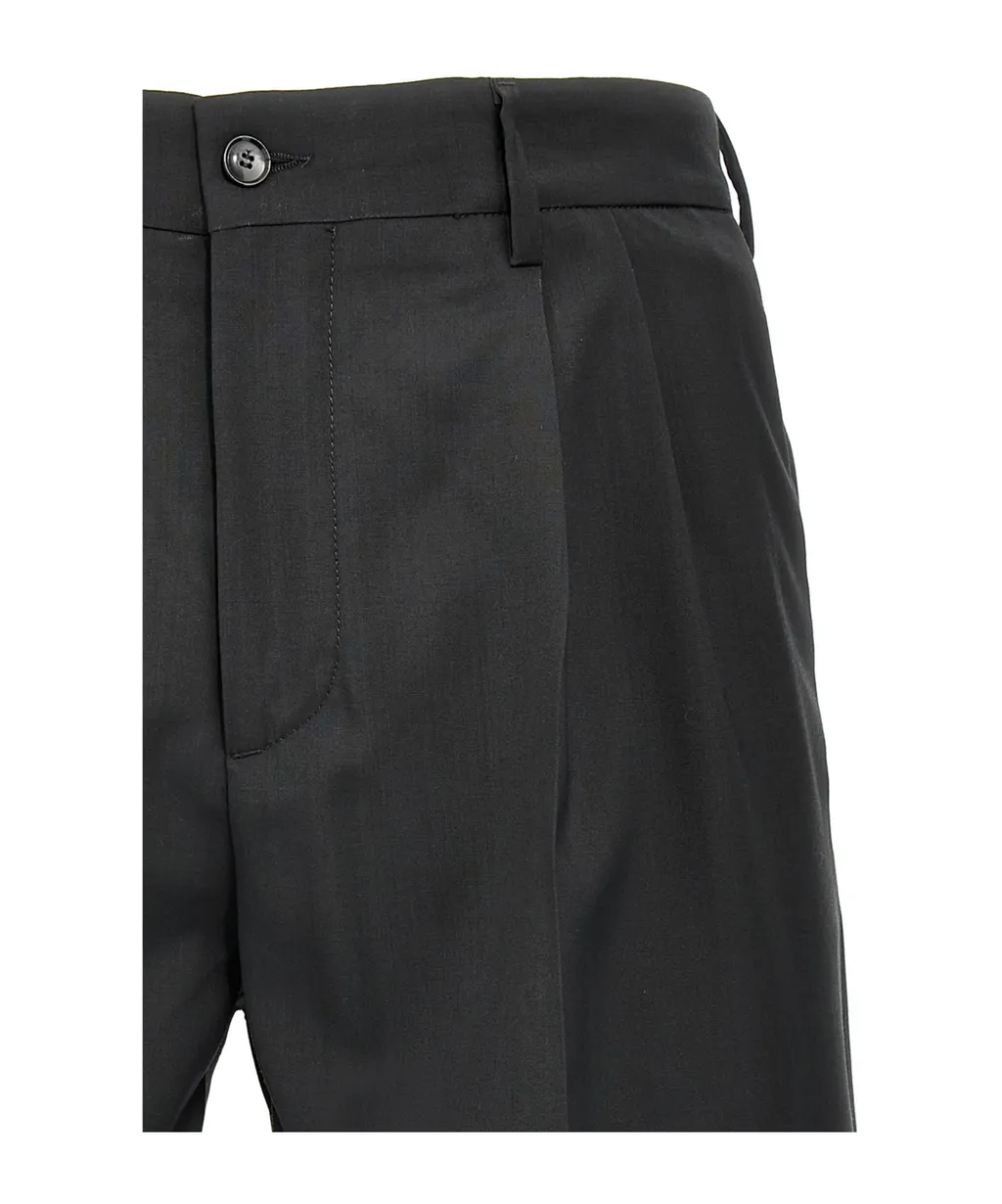 Scandola Tropical Turn-Up Hem Bermuda Shorts