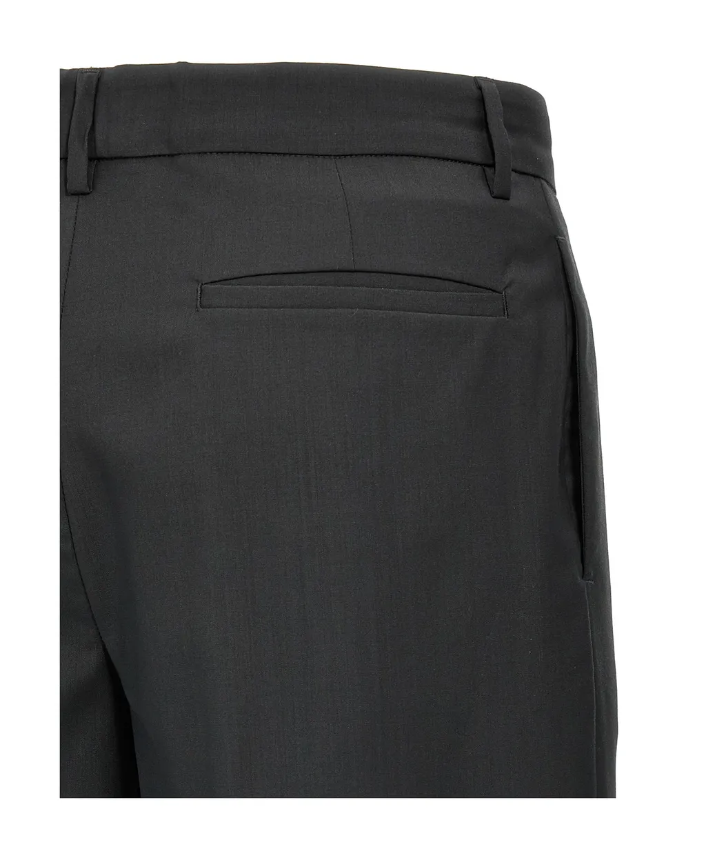 Scandola Tropical Turn-Up Hem Bermuda Shorts