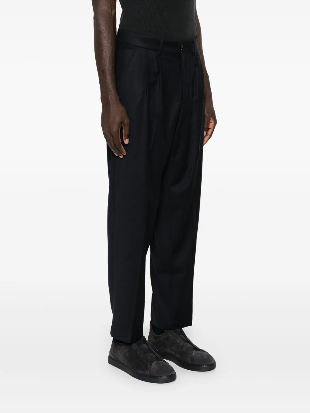 Belt-Loop Casual Pants