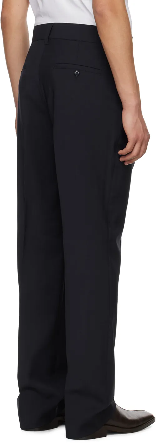 Belt-Loop Casual Pants