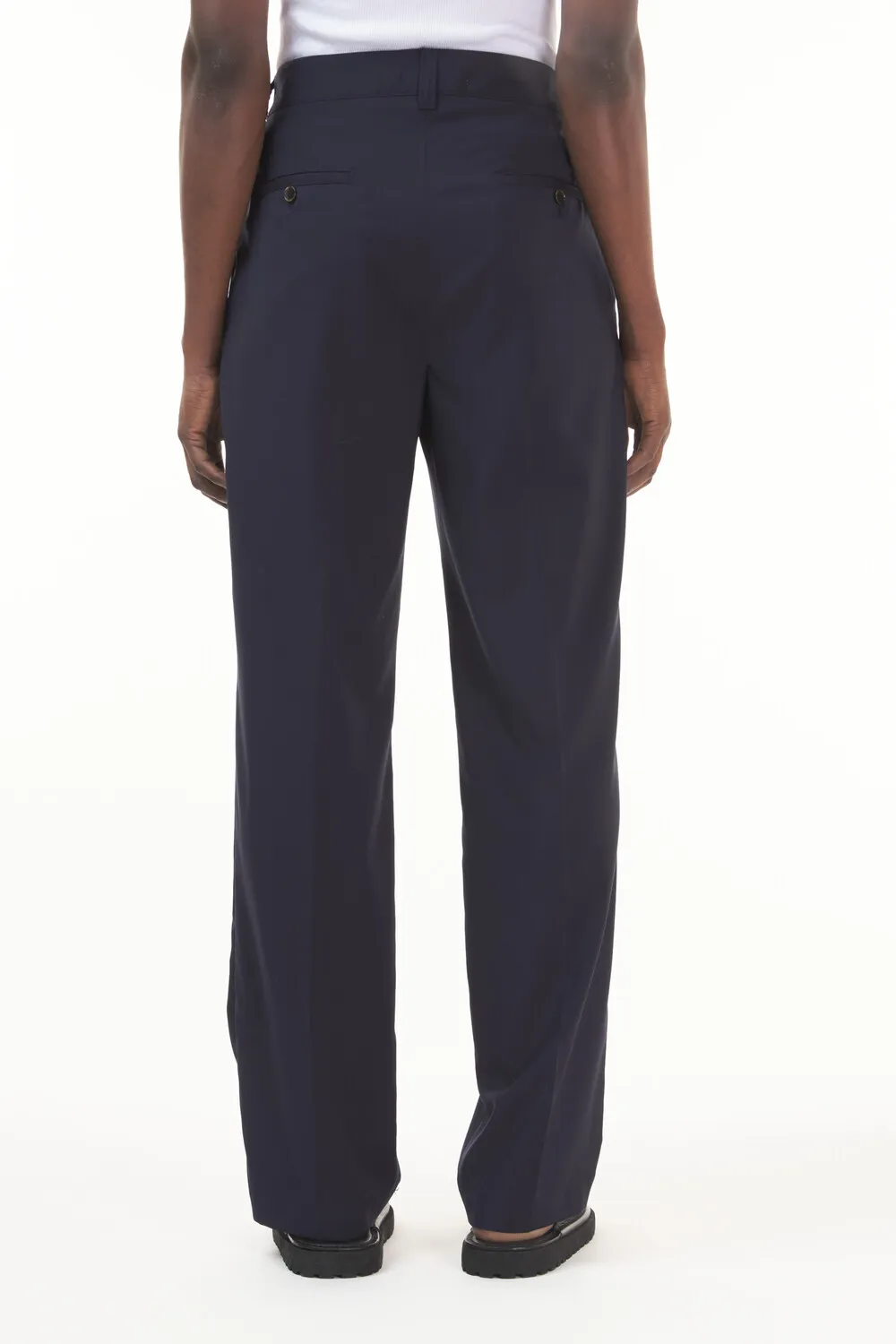 Belt-Loop Casual Pants