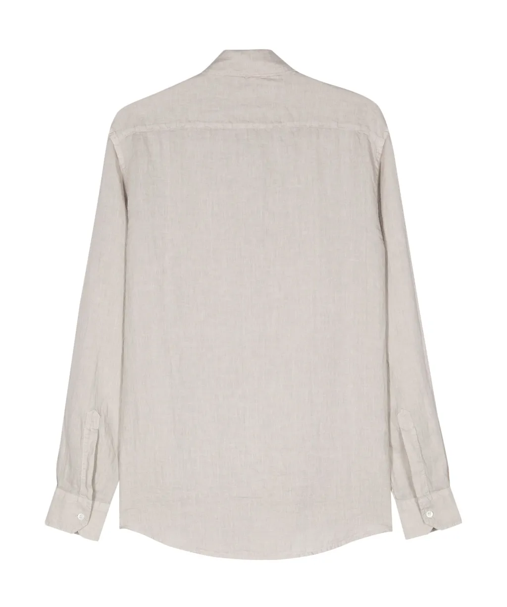 Long-Sleeves Linen Shirt