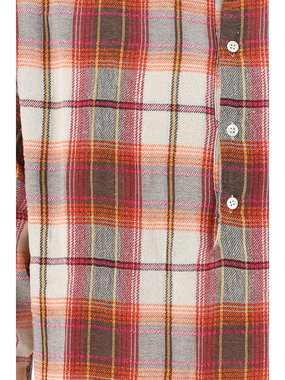 Long-Sleeved Checked Shirt