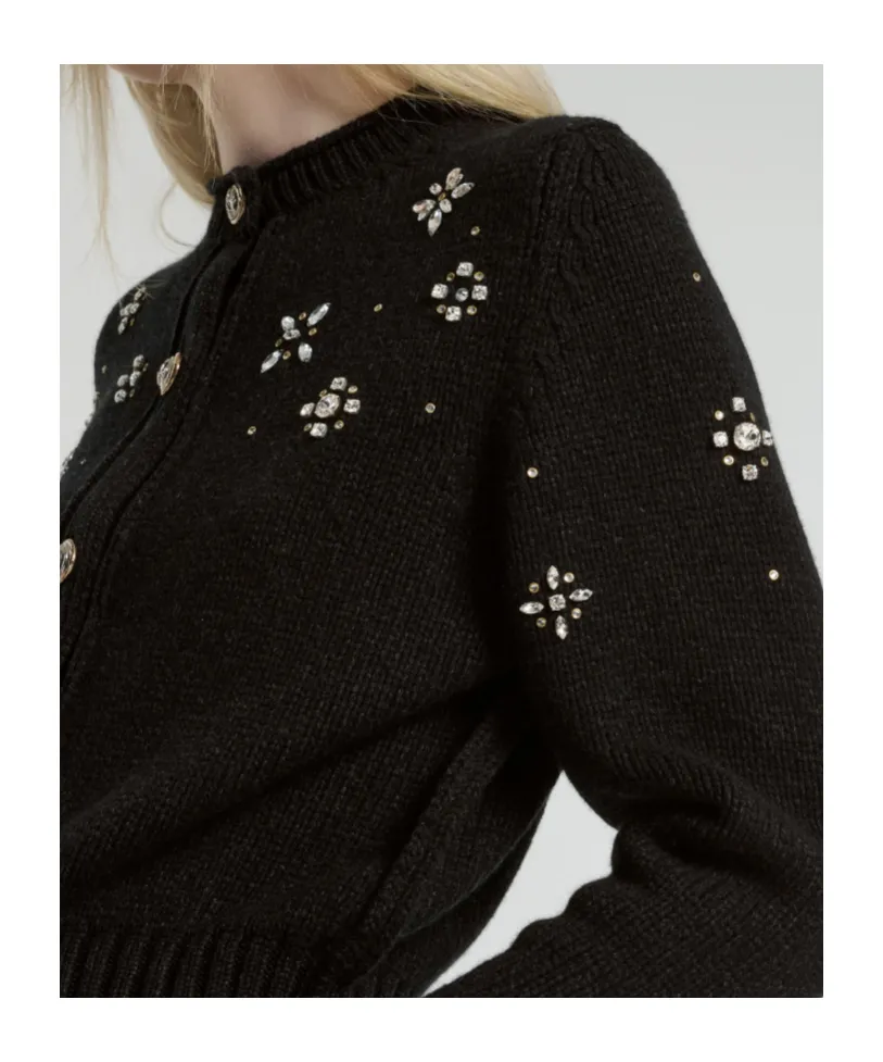 Long-Sleeved Button Cardigan
