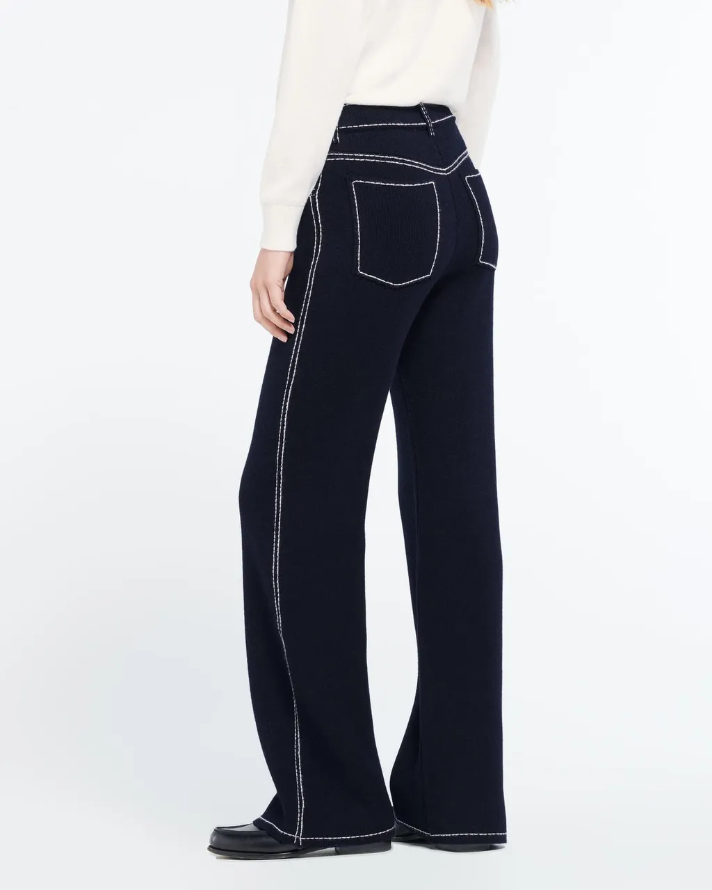 High-Rise Wide-Leg Trousers