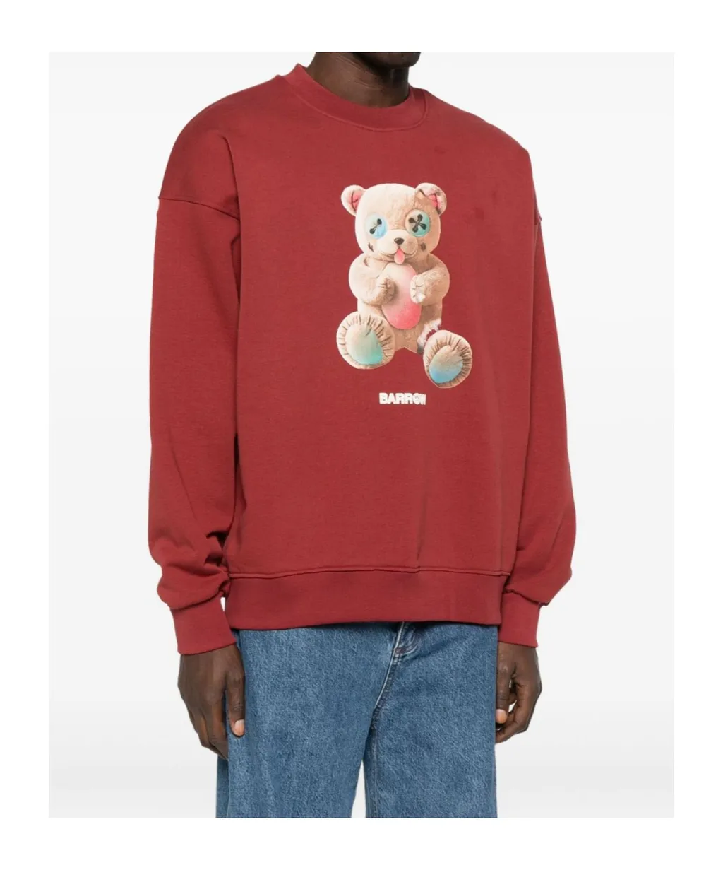 Crew Neck Printed Sweatshirt