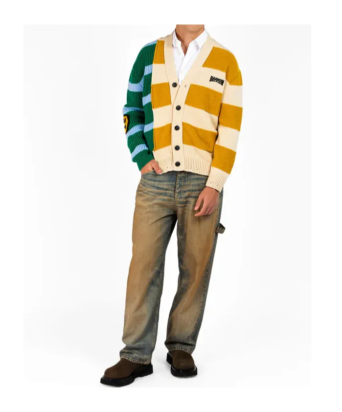 Striped Unisex Cardigan