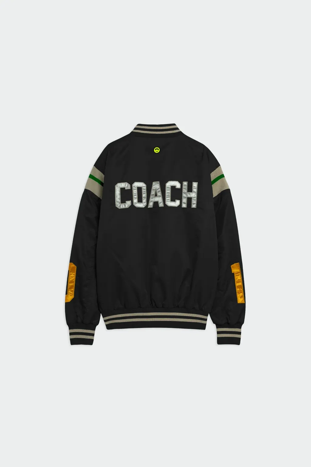 Logo Embroidered Bomber Jacket