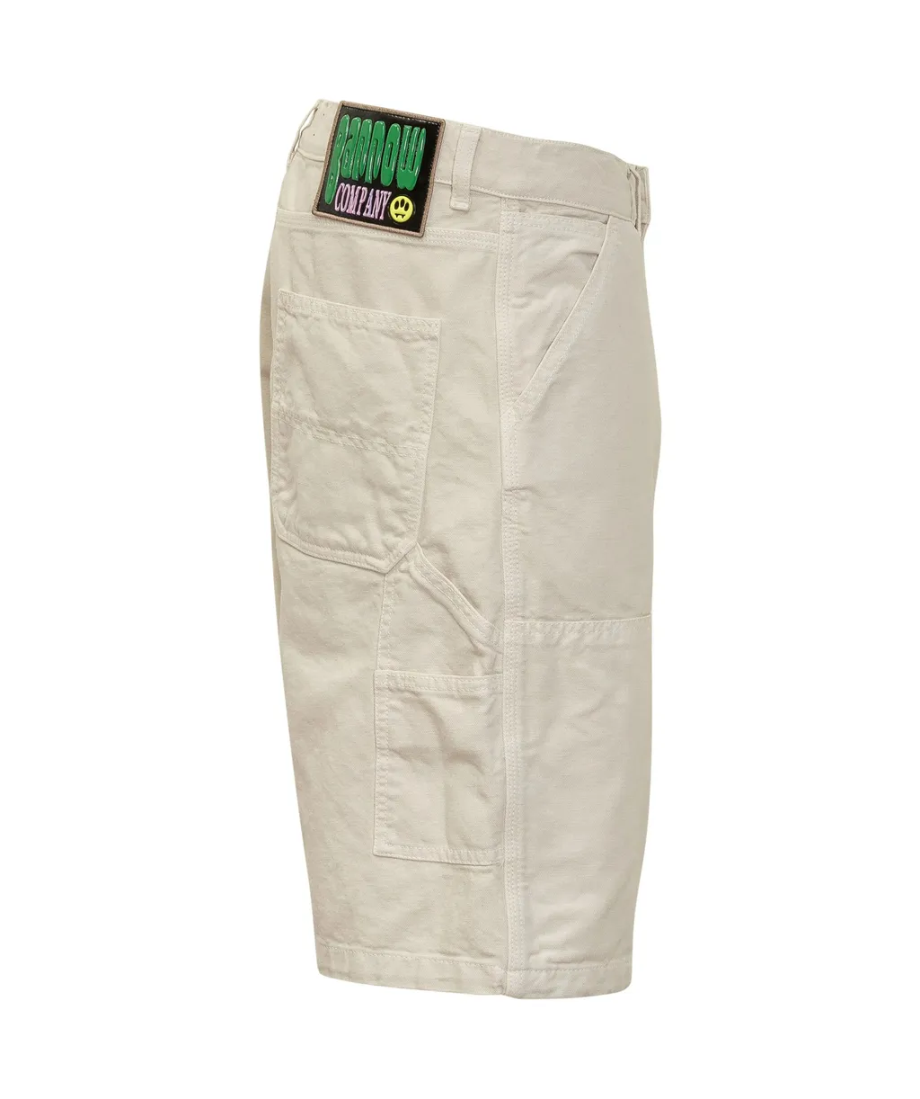 Logo Patch Cargo Shorts