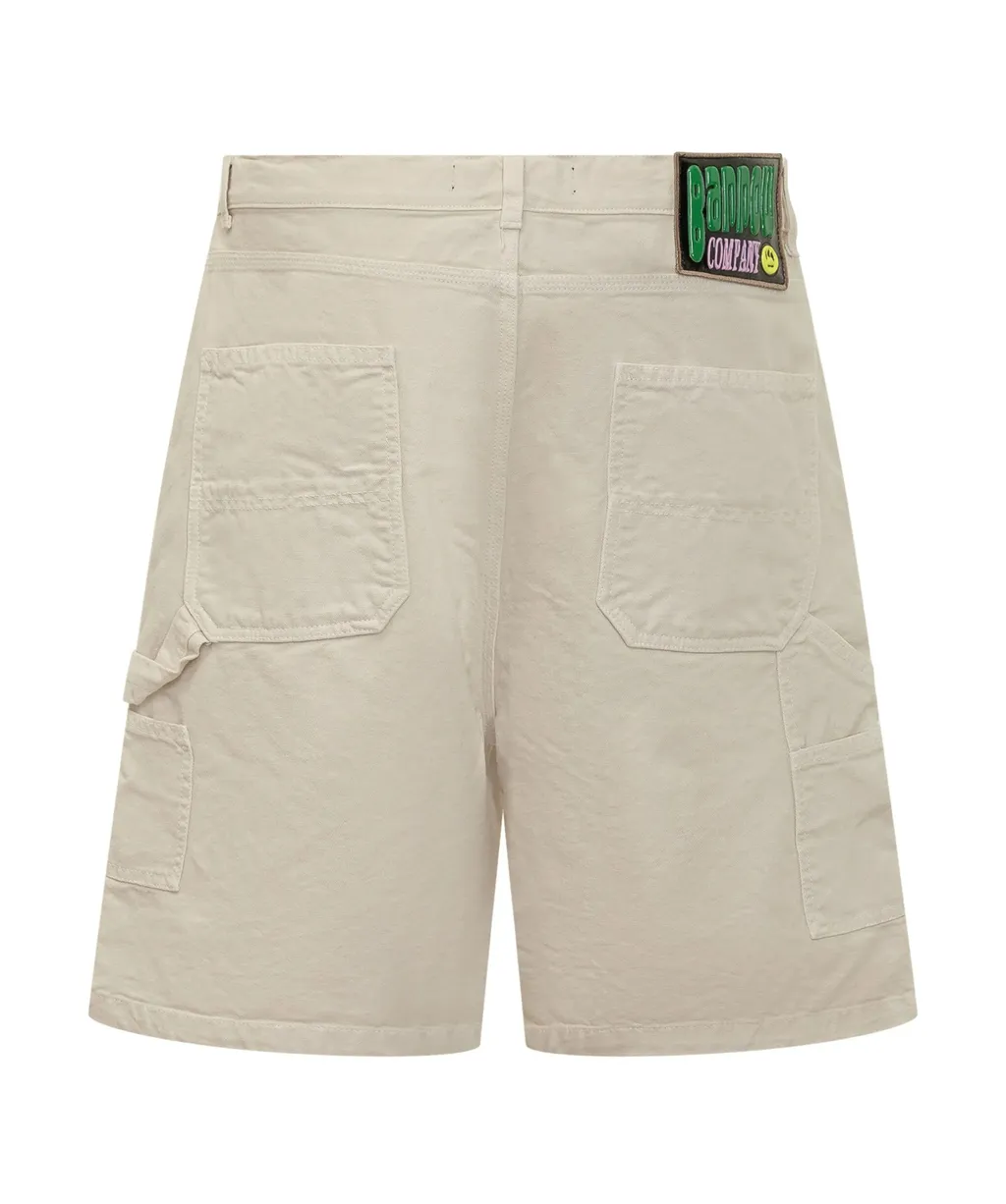 Logo Patch Cargo Shorts