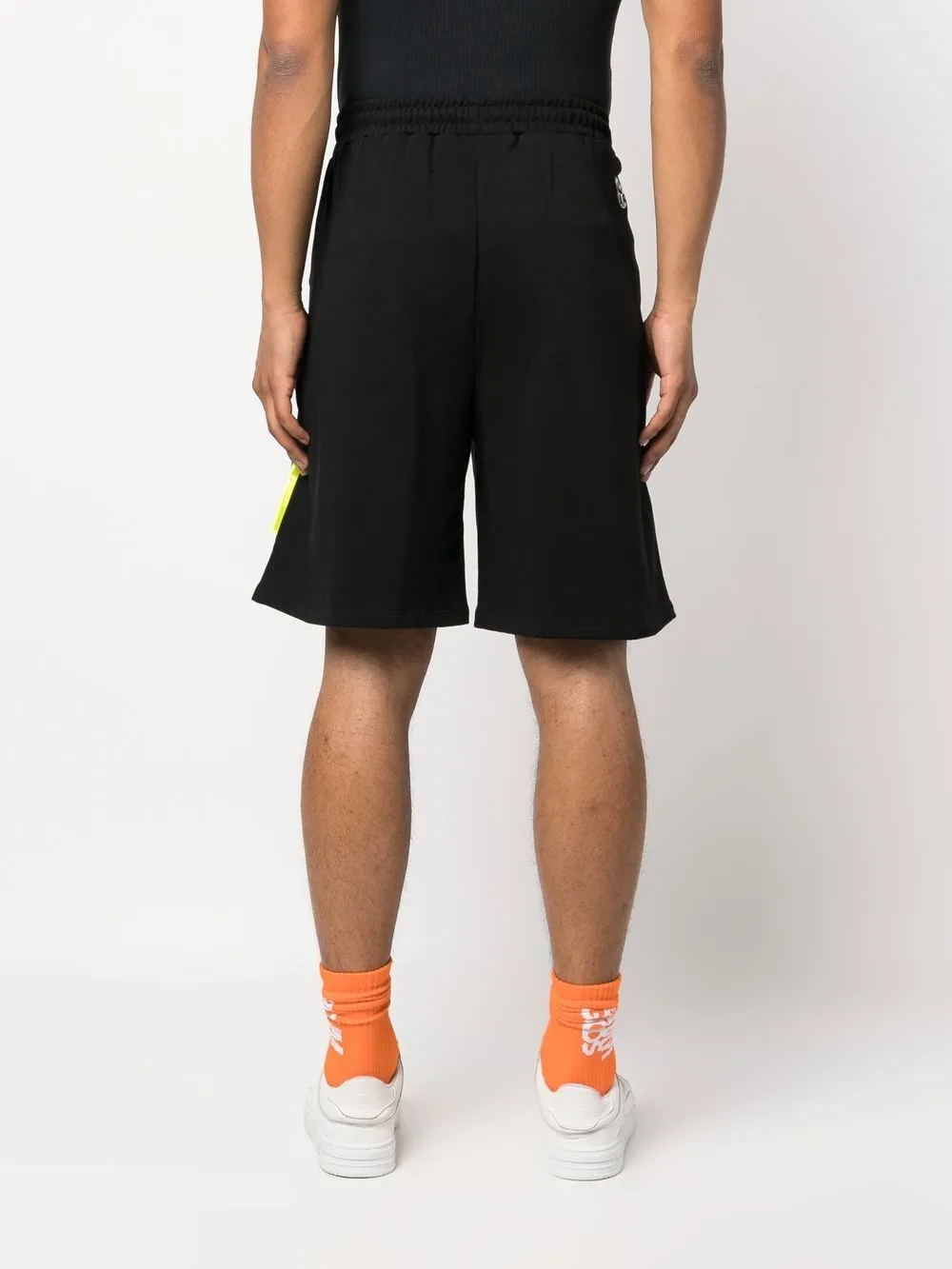 Logo Printed Straight Hem Shorts