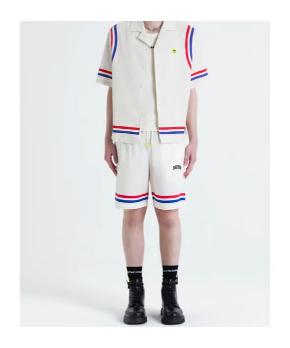 Logo Printed Knee-Length Shorts