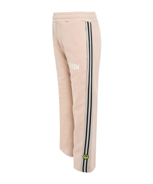 Logo-Print Trousers With Stripe Detailing