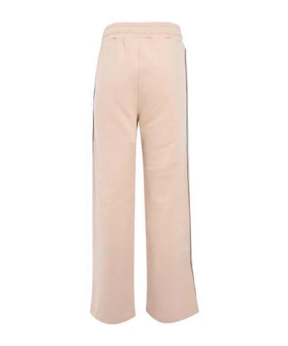 Logo-Print Trousers With Stripe Detailing