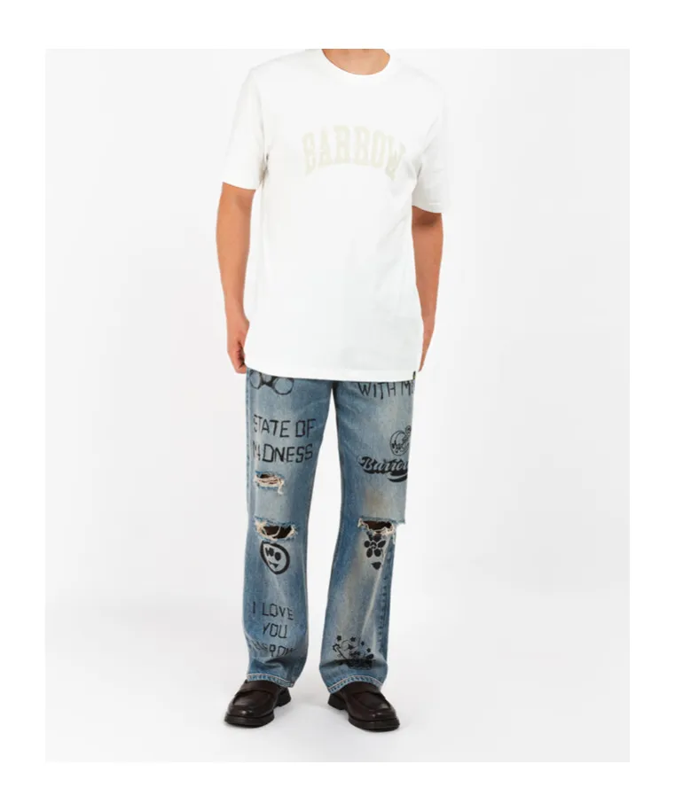 College Crewneck T-Shirt